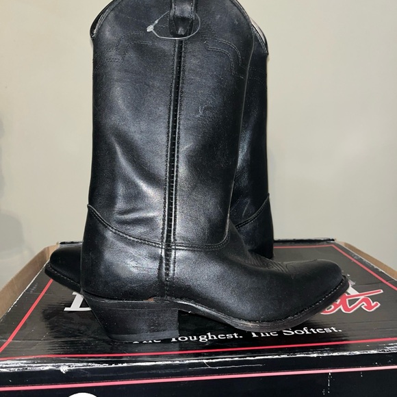 Double H Mens Boots Sz 7 Leather Work Western Boots 3219 - Picture 3 of 11